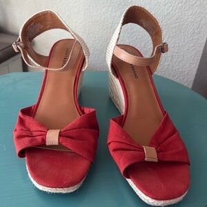 Lucky brand espadrilles size 10. Gently worn